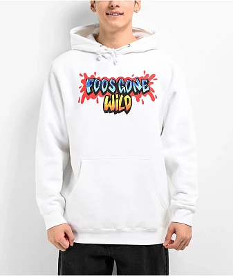 Foos Gone Wild Logo White Hoodie