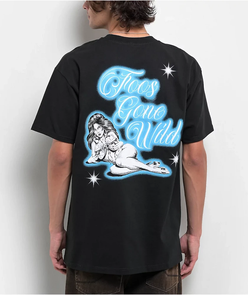 Foos Gone Wild Mrs. E Black T-Shirt