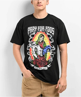 Foos Gone Wild Pray For Foos Black T-Shirt
