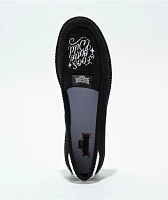 Foos Gone Wild Script Sick Black & White House Slippers