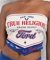 Ford x True Religion Irena Scarf Tube Top