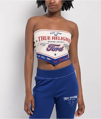 Ford x True Religion Irena Scarf Tube Top