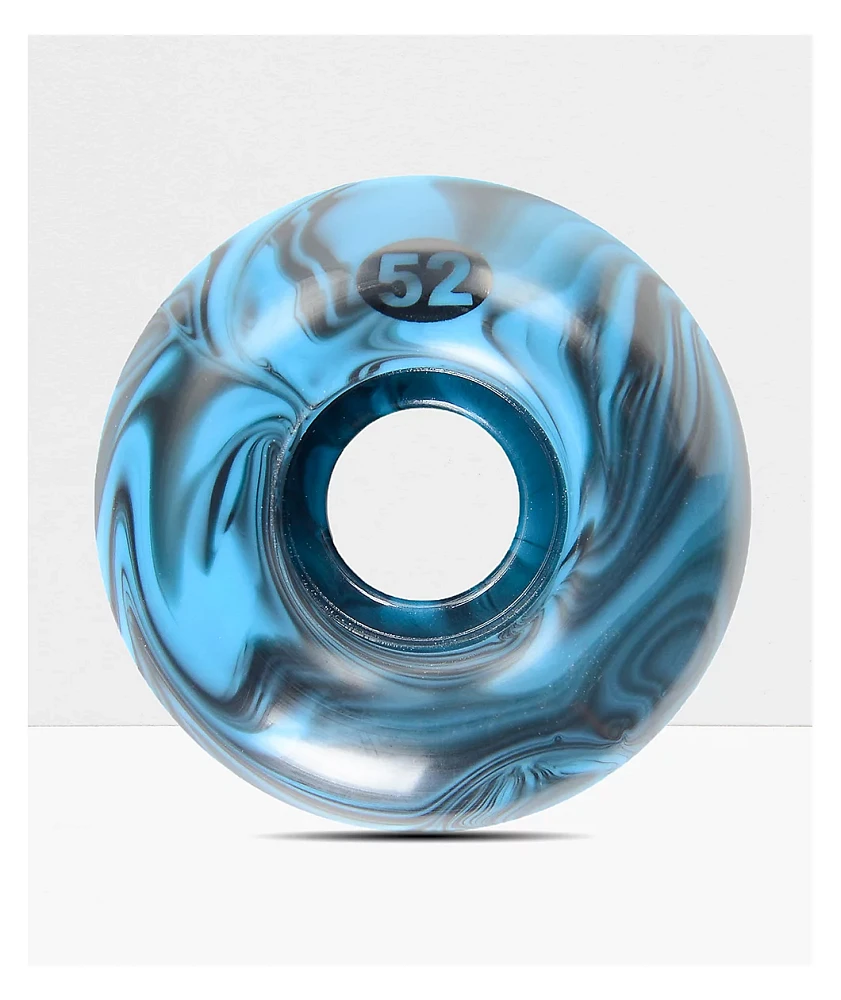 Form Black & Blue Swirl 52mm Skateboard Wheels