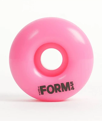 Form Neon 54mm 103a Pink Skateboard Wheels