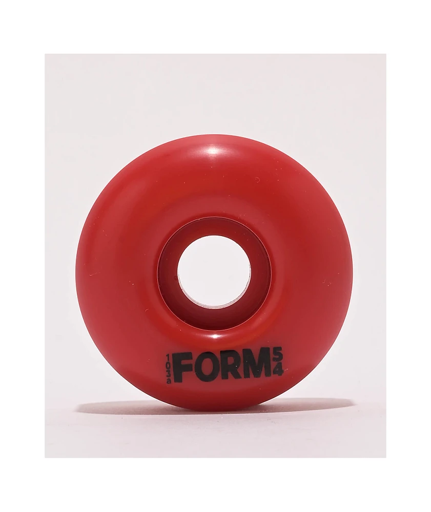 Form Red 54mm 103a Skateboard Wheels