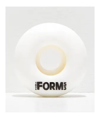 Form Solid White 53mm Skateboard Wheels