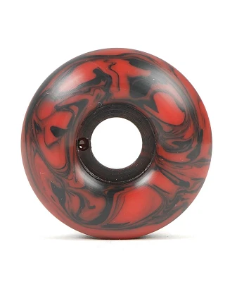 Form Swirl 53mm 103a Black & Red Skateboard Wheels