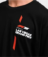 Formula 1 Las Vegas Grand Prix Block Black T-Shirt