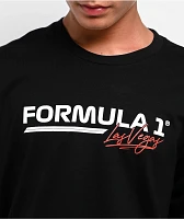 Formula 1 Las Vegas Grand Prix Lights Out Black T-Shirt