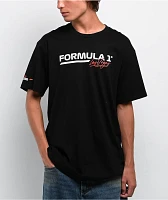 Formula 1 Las Vegas Grand Prix Lights Out Black T-Shirt
