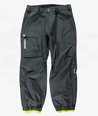 Forum 3 Layer All Mountain Black 20K Snowboard Pants