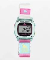 Freestyle x Caroline Marks Shark Classic Leash Clear Blue Sky Digital Watch