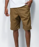 Freeworld Discord Dark Khaki Chino Shorts