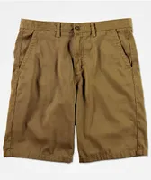 Freeworld Discord Dark Khaki Chino Shorts