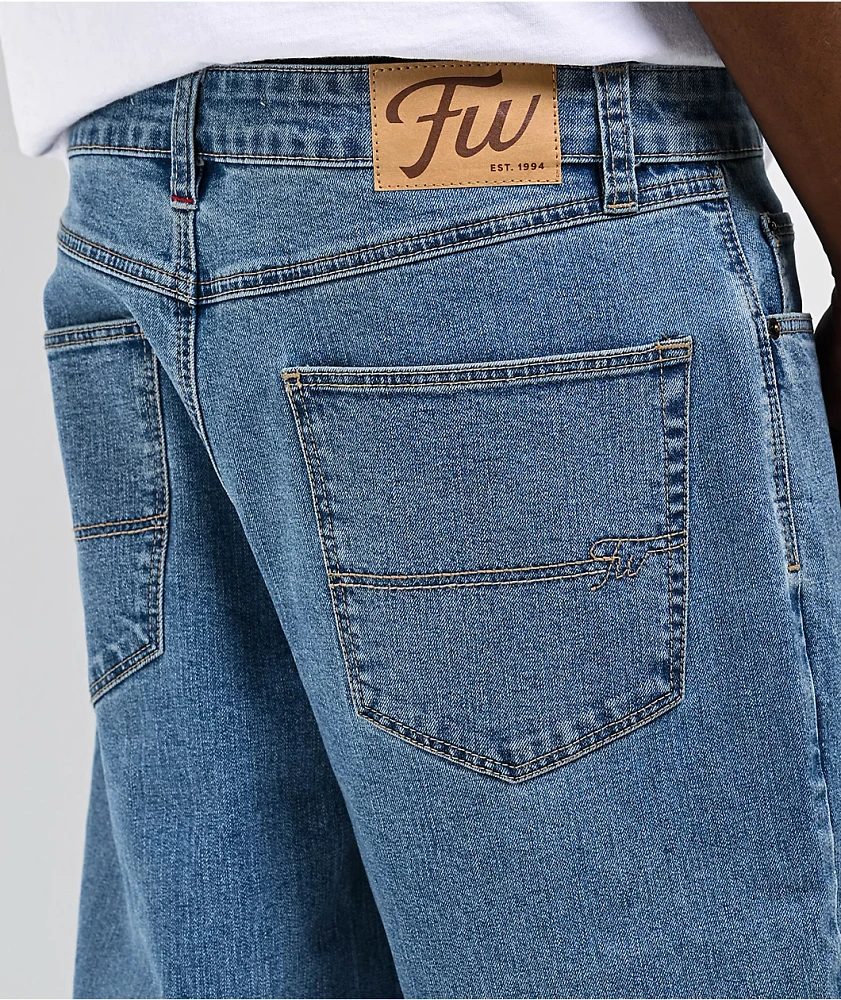 Freeworld Light Blue Wash Relaxed Jeans