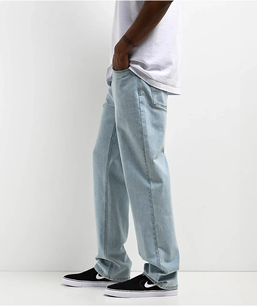 Freeworld Light Blue Wash Straight Leg Jeans