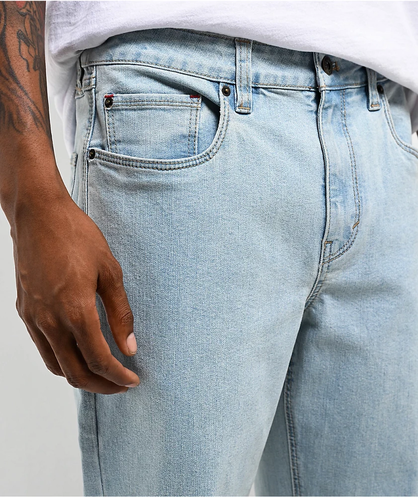 Freeworld Light Blue Wash Straight Leg Jeans