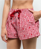 Freeworld Lyra Red Gingham Boxer Shorts