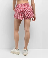 Freeworld Lyra Red Gingham Boxer Shorts