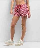 Freeworld Lyra Red Gingham Boxer Shorts