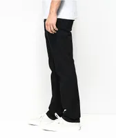 Freeworld Messenger Pure Black Stretch Skinny Jeans