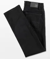 Freeworld Messenger Pure Black Stretch Skinny Jeans