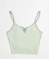 Freeworld Mirabelle Aqua Crop Tank Top