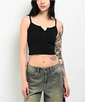 Freeworld Mirabelle Black Crop Tank Top