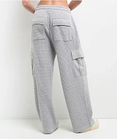 Freeworld Nola Waffle Grey Cargo Relaxed Sweatpants