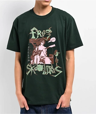 Frog Branching out Bootleg Green T-Shirt