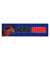 Frog Mustard Horse Denier Sticker