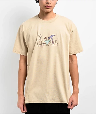 Frog Nothing Is Working Natural T-Shirt