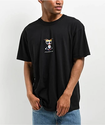 Frog Secret Penguin Black T-Shirt