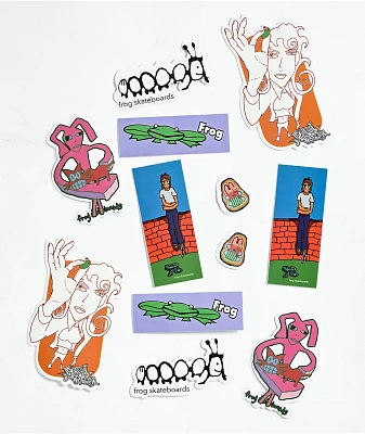 Frog Skateboards Number 11 Sticker Pack