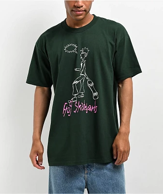 Frog Skater Green T-Shirt