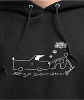 Frog Truck Repair Black Hoodie
