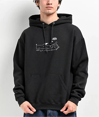 Frog Truck Repair Black Hoodie