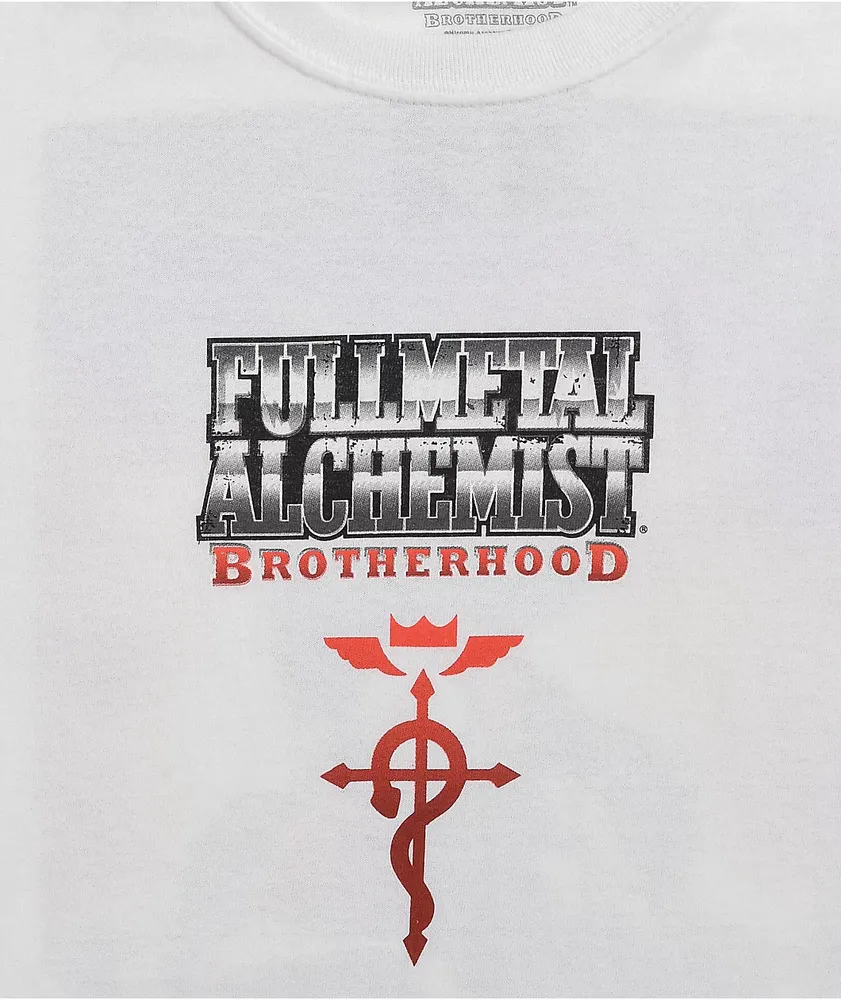 Fullmetal Alchemist Brotherhood White T-Shirt