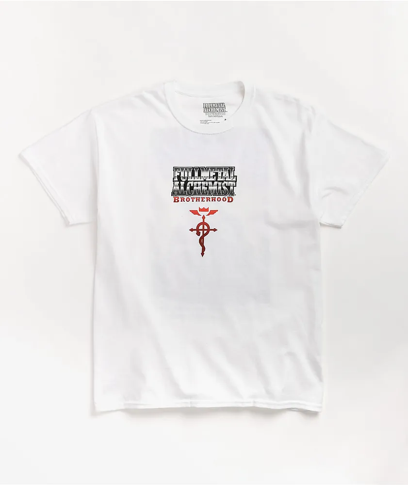 Fullmetal Alchemist Brotherhood White T-Shirt