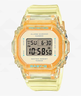 G-Shock Baby-G BGD565SJ-9 Transparent Orange Digital Watch