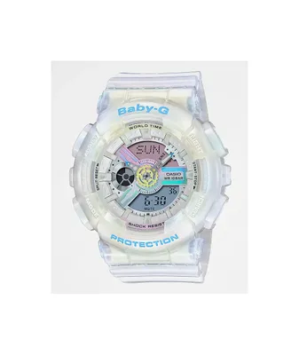 G-Shock Baby-G Polarized Clear & White Watch