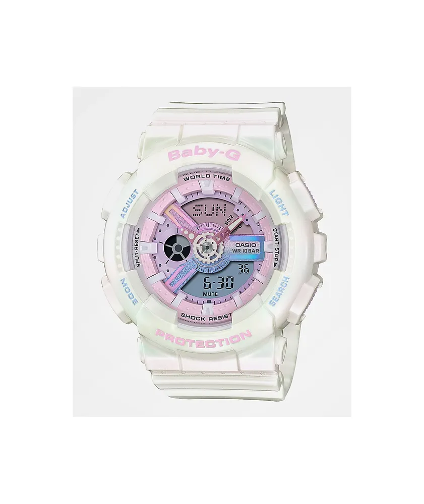 G-Shock Baby-G Polarized White & Pink  Watch