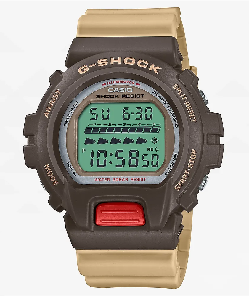 G-Shock DW-6600PC-5CR Brown & Tan Digital Watch