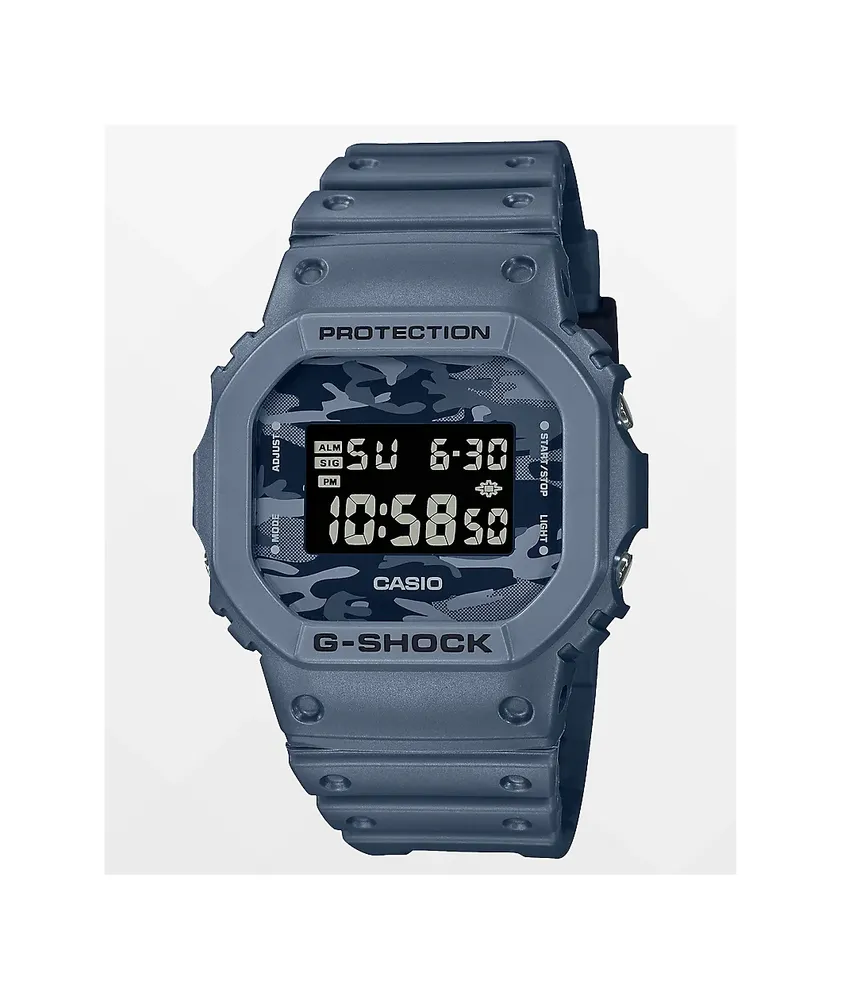 G-Shock DW5600-CA Dial Navy Camo Digital Watch