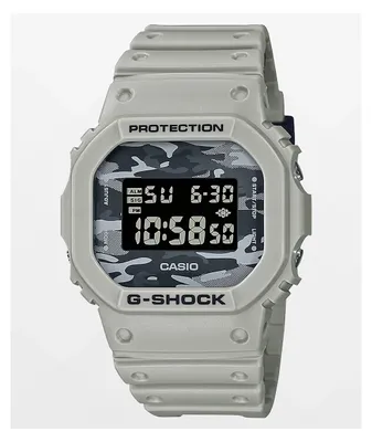 G-Shock DW5600CA-8 Grey Camo Digital Watch