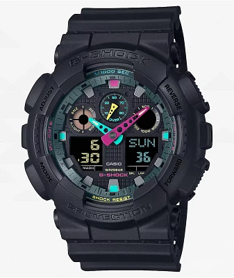 G-Shock GA-100MF-1A Black Analog Watch