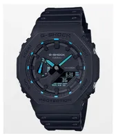 G-Shock GA-2100-1A2 Black & Blue Digital & Analog Watch