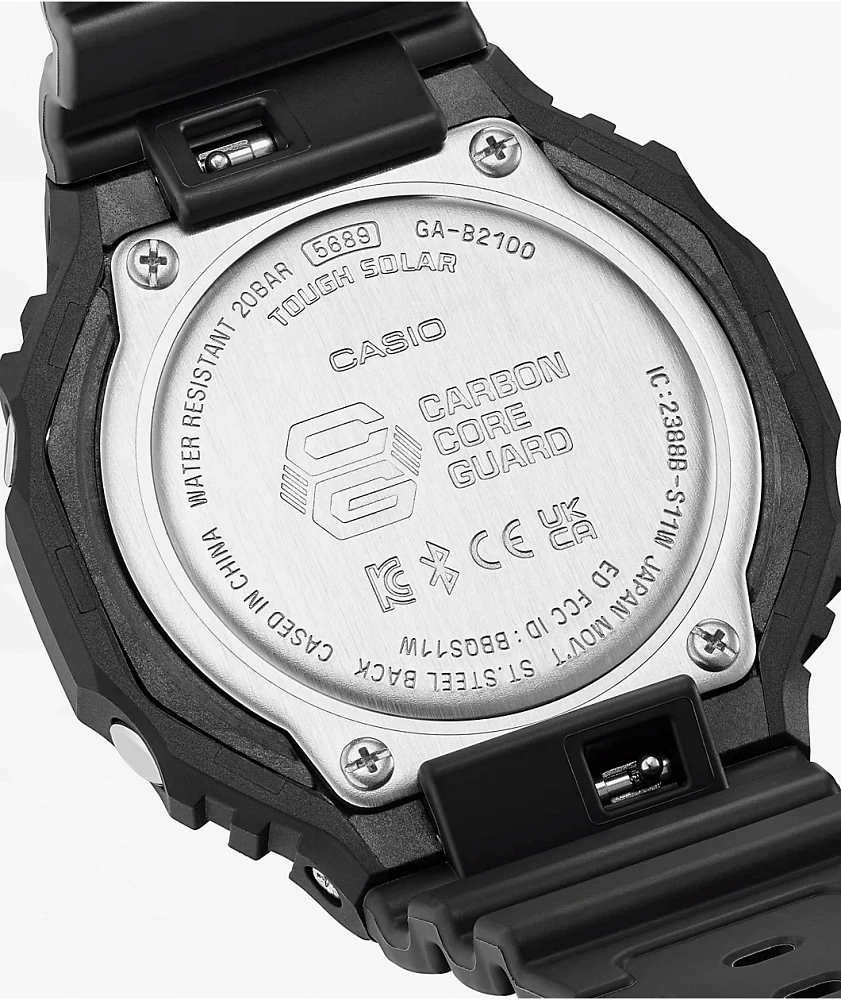 G-Shock GA-B2100CY-1A Black & Yellow Bluetooth Solar Watch