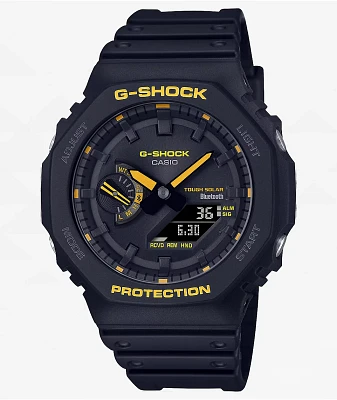 G-Shock GA-B2100CY-1A Black & Yellow Bluetooth Solar Watch