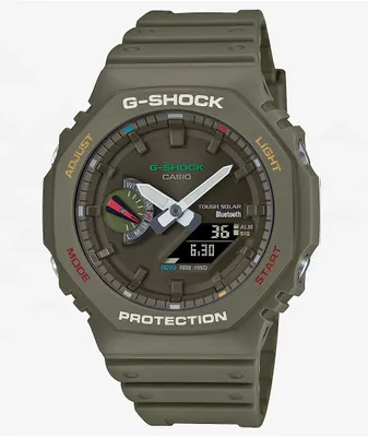 G-Shock GA-B2100FC-3ACR Green Bluetooth Solar Watch